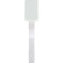 Klett-Beschrifttungsstreifen 12mm weiss10 St