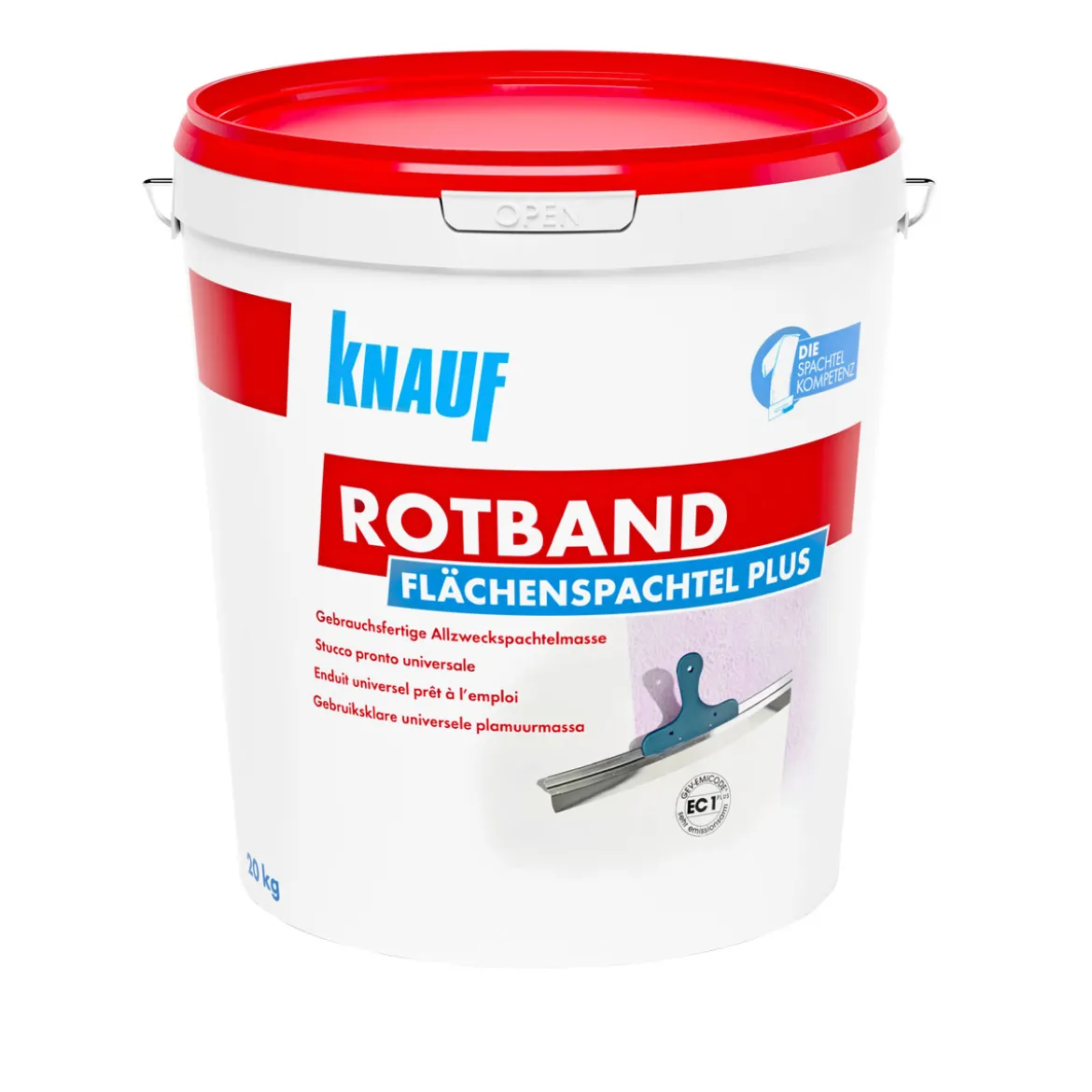 Knauf Flächenspachtel Plus Rotband 20 kg