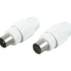 Koax-Stecker 1Stück ws