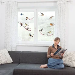 KomarFenstersticker Birds 31x31 cm