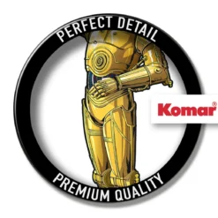 KomarSelbstklebende Vlies Wandtattoo Star Wars XXL C-3PO 127x200 cm