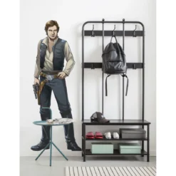 KomarSelbstklebende Vlies Wandtattoo Star Wars XXL Han Solo 127x196 cm