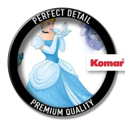 KomarSelbstklebende Vlies Wandtattoo Cinderella XXL 127x200 cm