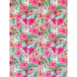 KomarVlies Fototapete Ariel Pink Flower 200x280 cm