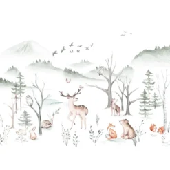 KomarVlies Fototapete Cozy Woods 400x280 cm