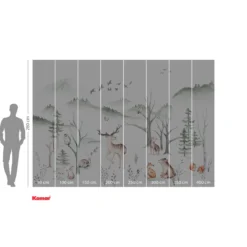 KomarVlies Fototapete Cozy Woods 400x280 cm