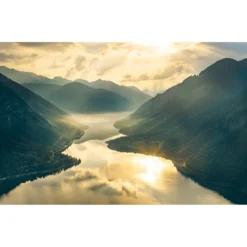 KomarVlies Fototapete Gold Mountains 400x250 cm