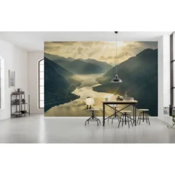 KomarVlies Fototapete Gold Mountains 400x250 cm