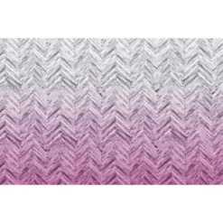 KomarVlies Fototapete Herringbone Pink 400x250 cm