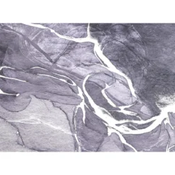 KomarVlies Fototapete Ink Blue Fluid 300x280 cm