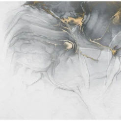 KomarVlies Fototapete Ink Gold Fluid 300x280 cm