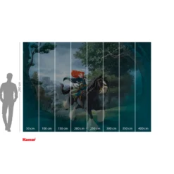 KomarVlies Fototapete Merida Riding 400x280 cm