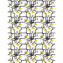 KomarVlies Fototapete Mickey Mouse Foot Labyrinth 200x280 cm