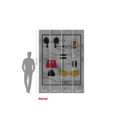 KomarVlies Fototapete Mickey Kit 200x280 cm