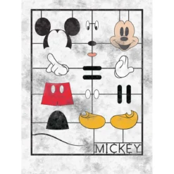 KomarVlies Fototapete Mickey Kit 200x280 cm