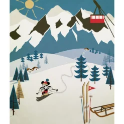 KomarVlies Fototapete Mickey Alpine 200x250 cm