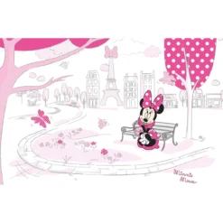 KomarVlies Fototapete Minnie in Paris 400x250 cm