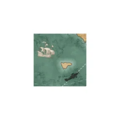 KomarVlies Fototapete Old Travel Map 300x280 cm