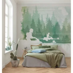 KomarVlies Fototapete Star Wars Endor Speeders 350x280 cm