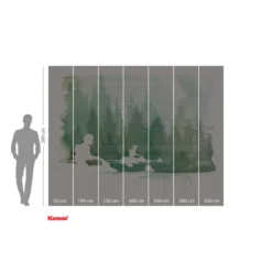 KomarVlies Fototapete Star Wars Endor Speeders 350x280 cm
