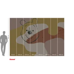 KomarVlies Fototapete Winnie the Pooh Bee 400x280 cm