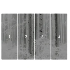 KomarVlies Fototapete Winter Wood 400x280 cm
