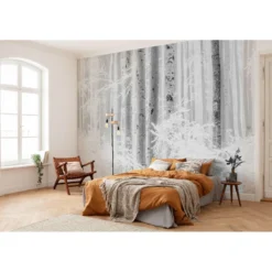 KomarVlies Fototapete Winter Wood 400x280 cm