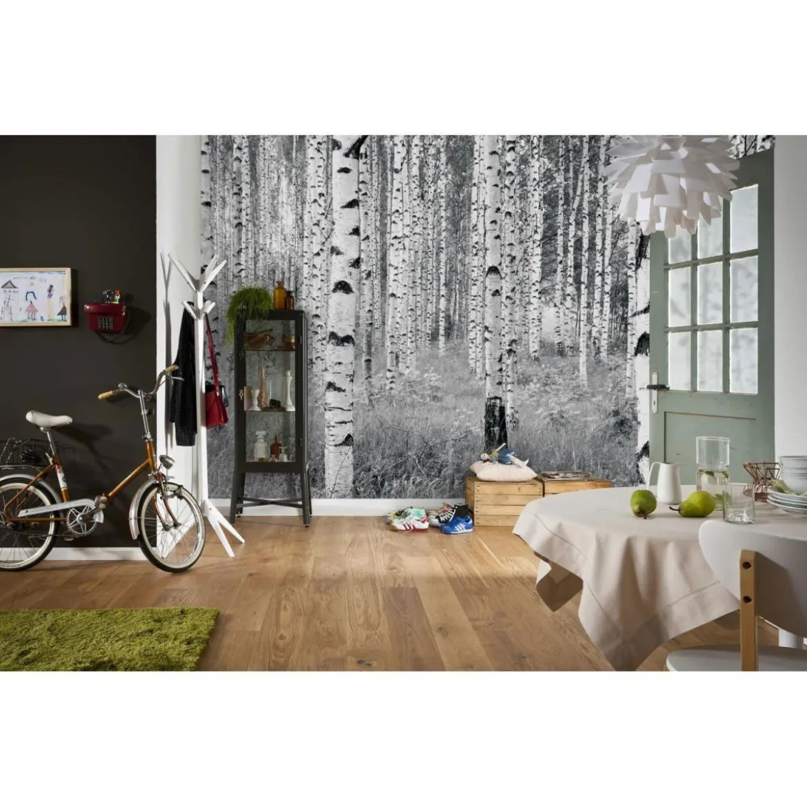 Komar Vlies-Fototapete Woods 4-teilig 368 x 248 cm