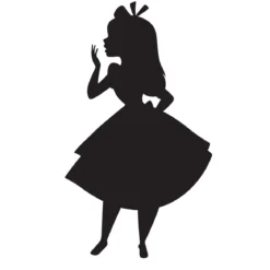 KomarWandbild Alice Silhouette 40x50 cm