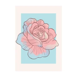 KomarWandbild Cinderella Rose 40x50 cm