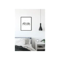 KomarWandbild Crab White 50x70 cm
