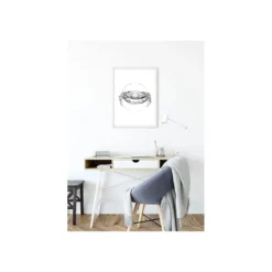KomarWandbild Crab White 50x70 cm