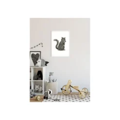 KomarWandbild Cute Animal Cat 50x70 cm