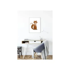 KomarWandbild Cute Animal Fox 50x70 cm