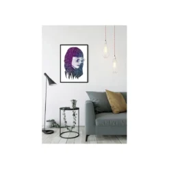 KomarWandbild Grid Violet 50x70 cm