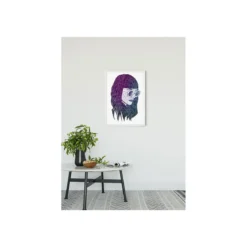KomarWandbild Grid Violet 50x70 cm