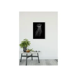 KomarWandbild Jellyfish Black 50x70 cm