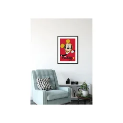 KomarWandbild Mickey Mouse Magnifying Glass 50x70 cm