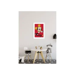 KomarWandbild Mickey Mouse Magnifying Glass 40x50 cm