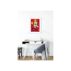 KomarWandbild Mickey Mouse Magnifying Glass 40x50 cm