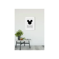 KomarWandbild Mickey Mouse Silhouette 50x70 cm