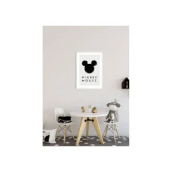 KomarWandbild Mickey Mouse Silhouette 40x50 cm