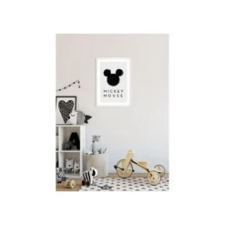 KomarWandbild Mickey Mouse Silhouette 40x50 cm