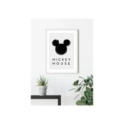 KomarWandbild Mickey Mouse Silhouette 40x50 cm