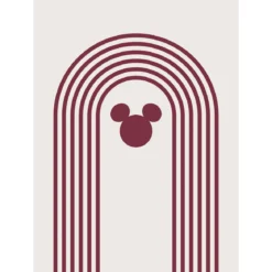 KomarWandbild Minimal Mickey 40x50 cm