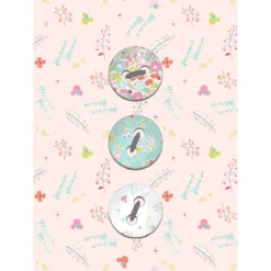 KomarWandbild Minnie Mouse Buttons 40x50 cm