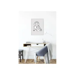 KomarWandbild Scribble Birdy 50x70 cm