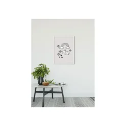 KomarWandbild Scribble Bunny 50x70 cm