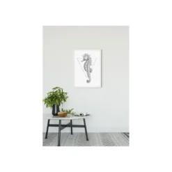 KomarWandbild Sea Horse White 50x70 cm