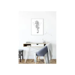 KomarWandbild Sea Horse White 50x70 cm